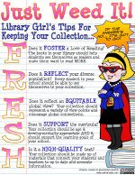 library girl - weeding